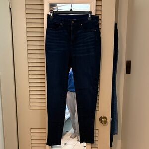 Isaac Mizrahi Women's Deep Indigo Skinny Jeans